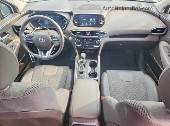 5NMS33ADXLH204456 2020 HYUNDAI SANTA White Vista del salpicadero