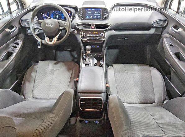 5NMS33ADXLH217966 2020 HYUNDAI SANTA White წინა პანელის ხედი