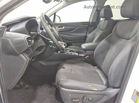 5NMS33ADXLH217966 2020 HYUNDAI SANTA White წინა სალონის ხედი