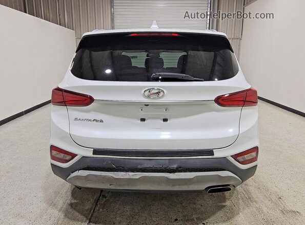 5NMS33ADXLH217966 2020 HYUNDAI SANTA White უკანა ხედი