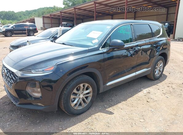 5NMS33ADXLH291047 2020 HYUNDAI SANTA FE Black Передня ліва чверть