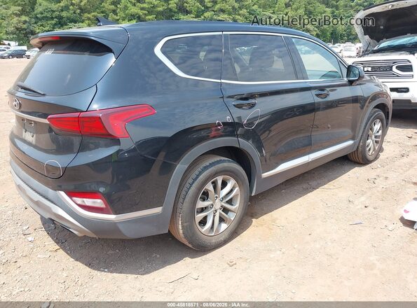 5NMS33ADXLH291047 2020 HYUNDAI SANTA FE Black Задня права чверть