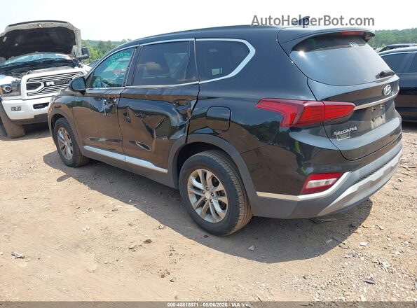 5NMS33ADXLH291047 2020 HYUNDAI SANTA FE Black Задня ліва чверть