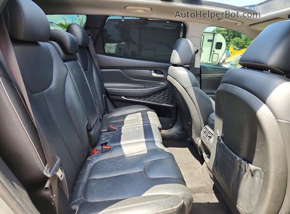 5NMS34AJ0NH474486 2022 HYUNDAI SANTA Gray უკანა სალონის ხედი