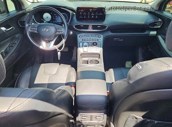5NMS34AJ0NH474486 2022 HYUNDAI SANTA Gray წინა პანელის ხედი