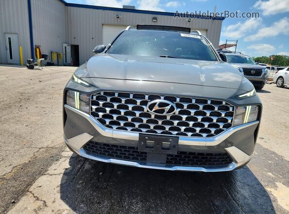 5NMS34AJ0NH474486 2022 HYUNDAI SANTA Gray წინა ხედი