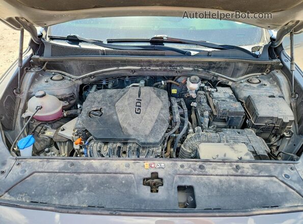 5NMS34AJ0NH474486 2022 HYUNDAI SANTA Gray ძრავის განყოფილების ხედი