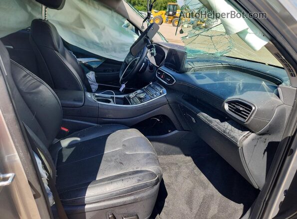 5NMS34AJ3MH313063 2021 HYUNDAI SANTA Silver Սալոնի դիմացի տեսք