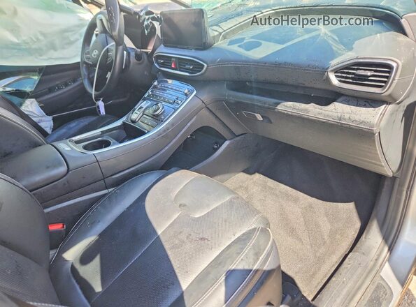 5NMS34AJ3MH313063 2021 HYUNDAI SANTA Silver Առջևի վահանակի տեսք