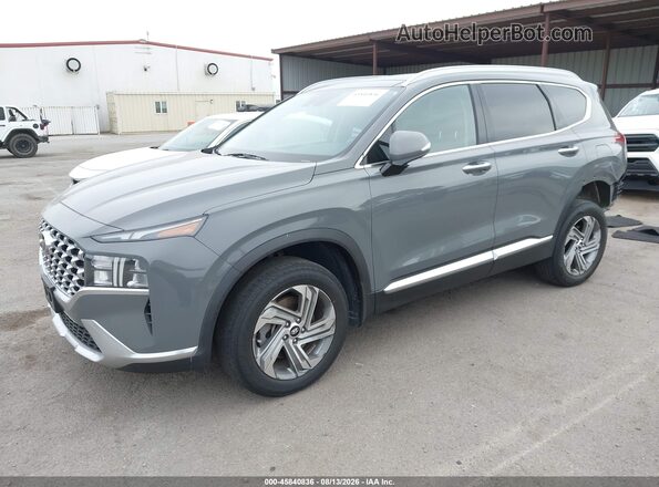 5NMS34AJ4NH425596 2022 HYUNDAI SANTA FE Серый Передняя левая четверть