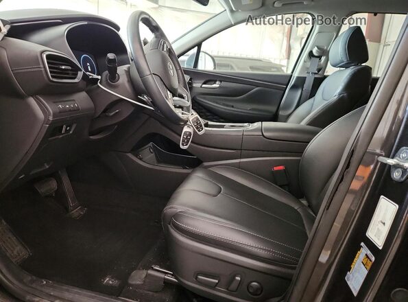 5NMS34AJ5PH546768 2023 HYUNDAI SANTA Charcoal Вид салону спереду