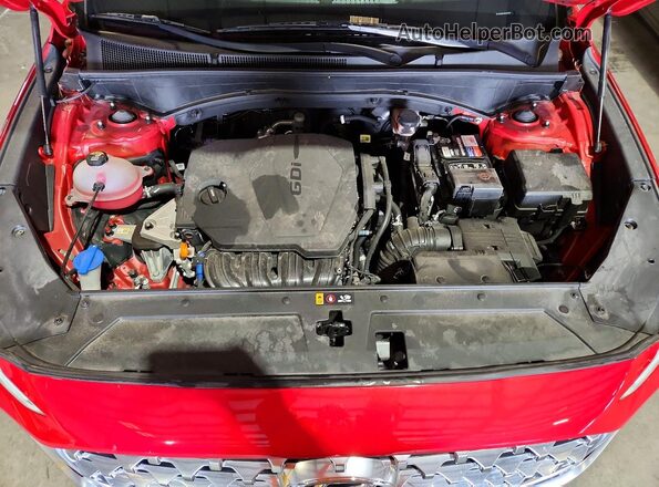 5NMS34AJ5PH577132 2023 HYUNDAI SANTA Красный Вид подкапотного пространства