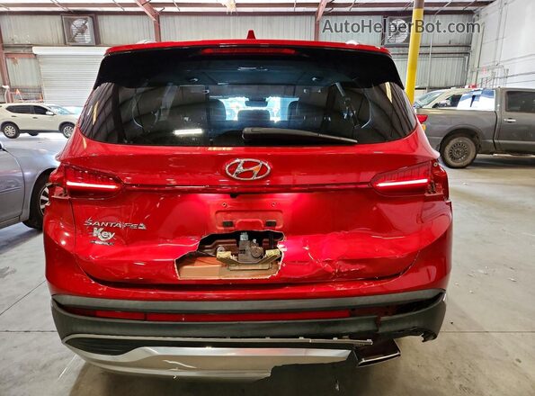 5NMS34AJ5PH577132 2023 HYUNDAI SANTA Красный Вид сзади