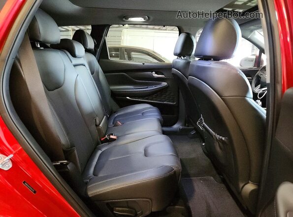 5NMS34AJ5PH577132 2023 HYUNDAI SANTA Красный Вид задней части салона