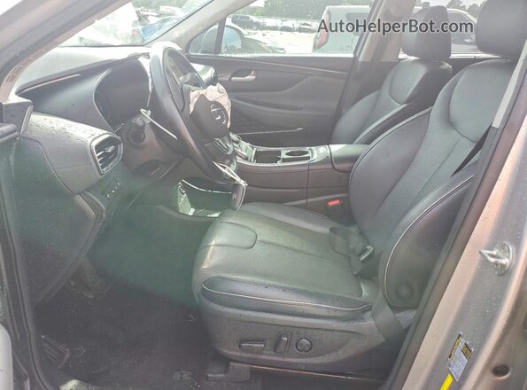 5NMS34AJ8MH311664 2021 HYUNDAI SANTA Gray Widok wnętrza z przodu