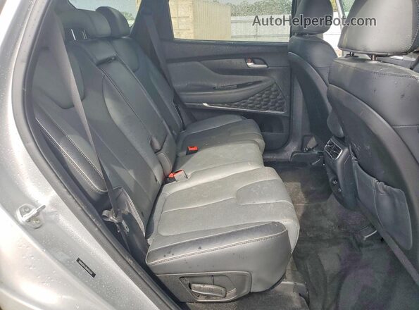 5NMS34AJ8MH311664 2021 HYUNDAI SANTA Gray Widok wnętrza z tyłu