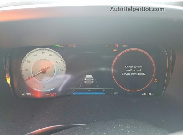5NMS34AJ8MH336113 2021 HYUNDAI SANTA Blue Instrument cluster view