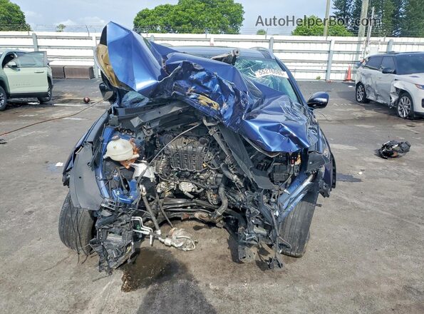 5NMS34AJ8MH336113 2021 HYUNDAI SANTA Blue Front view