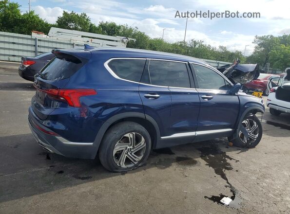 5NMS34AJ8MH336113 2021 HYUNDAI SANTA Blue Rear right