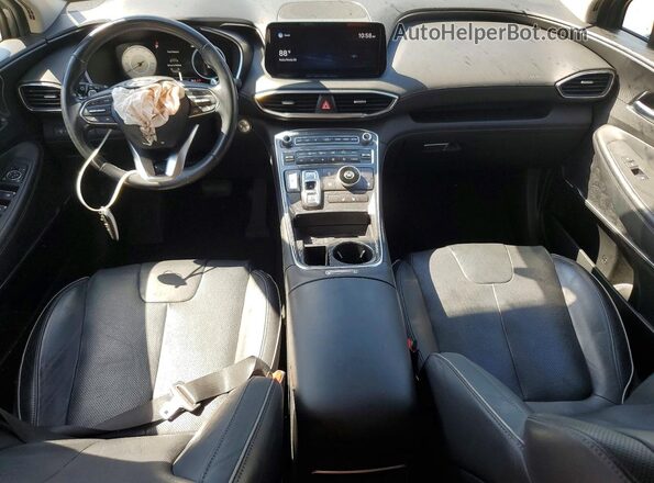 5NMS34AJ8MH341280 2021 HYUNDAI SANTA Gray Vista del salpicadero