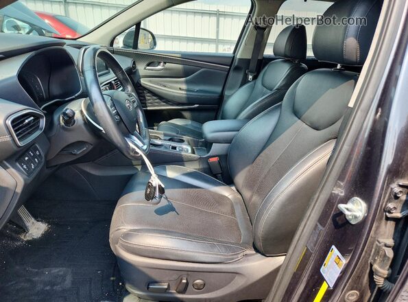 5NMS3CAA1LH300918 2020 HYUNDAI SANTA Gray Widok wnętrza z przodu