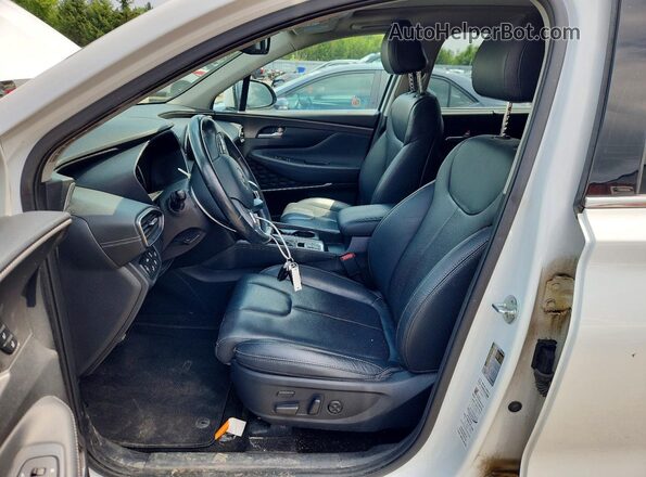 5NMS3CAA3LH239488 2020 HYUNDAI SANTA White Front interior view