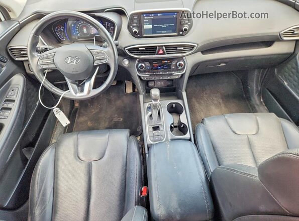 5NMS3CAA3LH239488 2020 HYUNDAI SANTA White Dashboard view