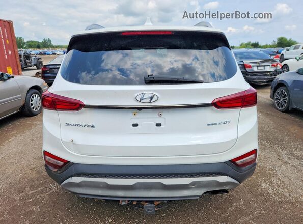 5NMS3CAA3LH239488 2020 HYUNDAI SANTA White Rear view