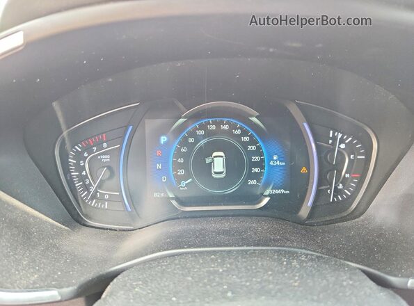 5NMS3CAA3LH239488 2020 HYUNDAI SANTA White Instrument cluster view