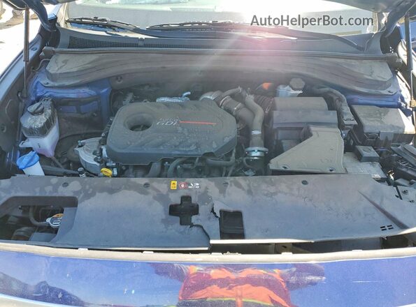 5NMS3CAA5LH297490 2020 HYUNDAI SANTA Синий Вид подкапотного пространства