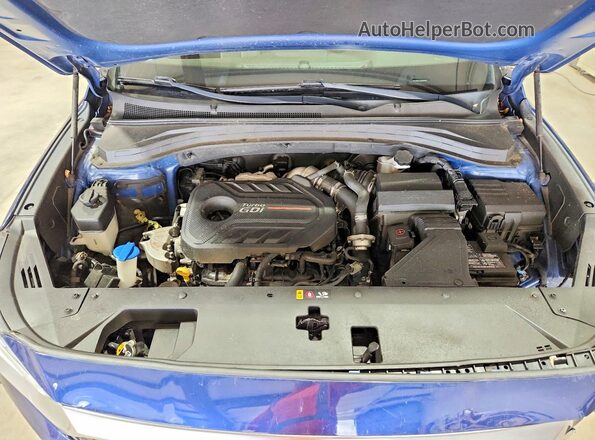 5NMS3CAA6LH182963 2020 HYUNDAI SANTA Blue Շարժիչի բաժամունքի տեսք
