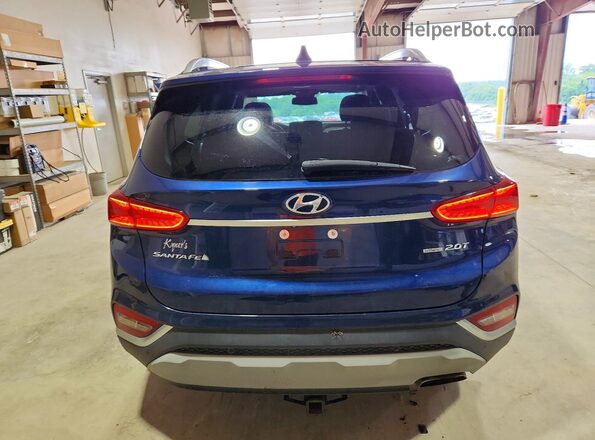 5NMS3CAA6LH182963 2020 HYUNDAI SANTA Blue Հետևի տեսք