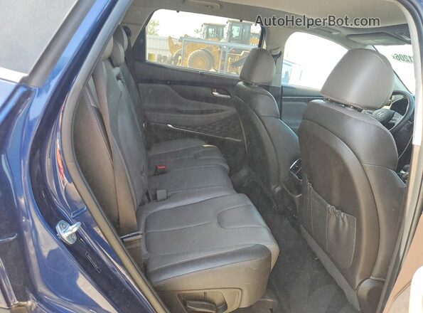 5NMS3CAA6LH207411 2020 HYUNDAI SANTA Синий Вид задней части салона