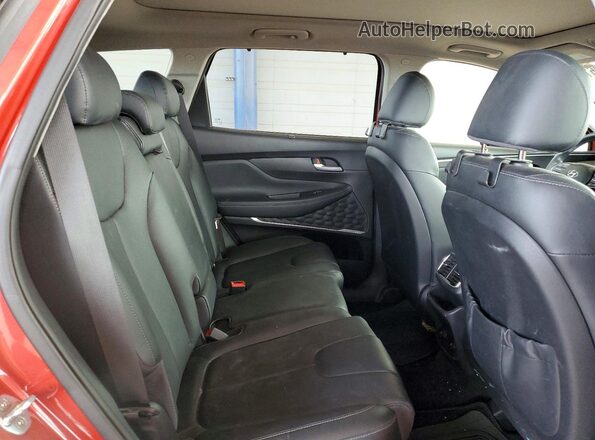 5NMS3CAA7LH292324 2020 HYUNDAI SANTA Red Rear interior view