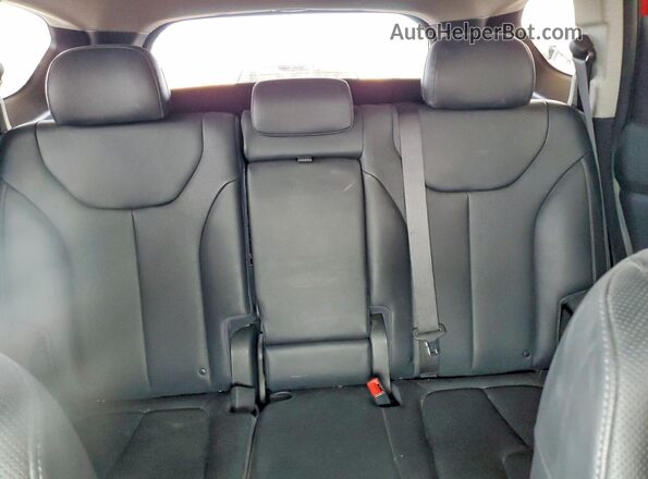 5NMS3CAA7LH292324 2020 HYUNDAI SANTA Red Rear seats view