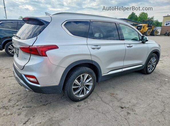 5NMS3CAD0KH005415 2019 HYUNDAI SANTA Silver Trasero derecho