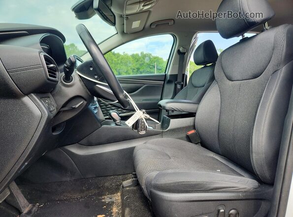5NMS3CAD0KH005415 2019 HYUNDAI SANTA Silver Vista interior delantera