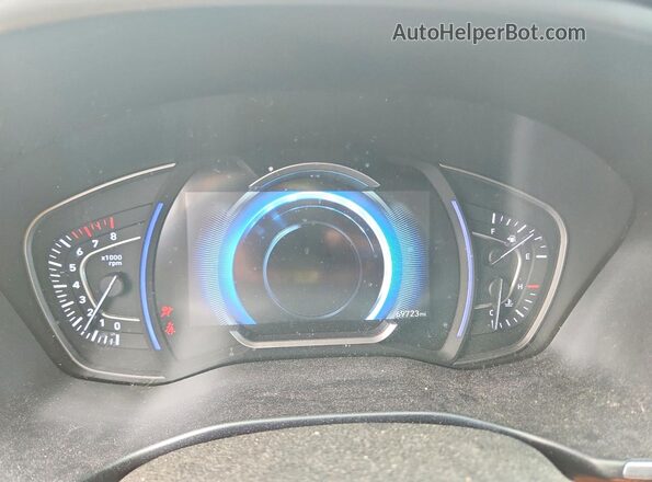 5NMS3CAD0KH005415 2019 HYUNDAI SANTA Silver Vista del cuadro de instrumentos