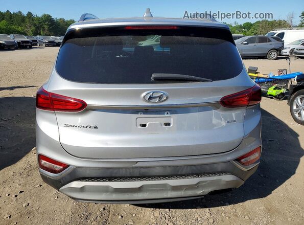 5NMS3CAD1LH281636 2020 HYUNDAI SANTA Silver Вид ззаду
