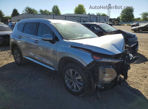 5NMS3CAD1LH281636 2020 HYUNDAI SANTA Silver Передня права чверть