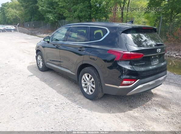 5NMS3CAD2KH019106 2019 HYUNDAI SANTA FE Black Tył lewy