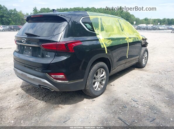 5NMS3CAD2KH019106 2019 HYUNDAI SANTA FE Black Tył prawy