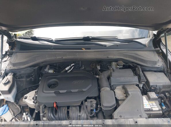 5NMS3CAD2KH019106 2019 HYUNDAI SANTA FE Black Widok z tyłu