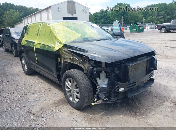 5NMS3CAD2KH019106 2019 HYUNDAI SANTA FE Black Widok z przodu