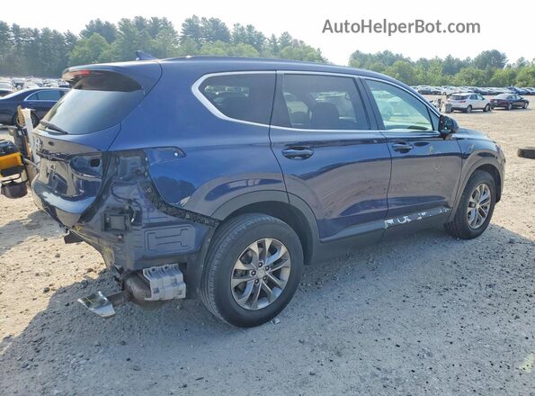 5NMS3CAD2KH086675 2019 HYUNDAI SANTA Blue Rear right
