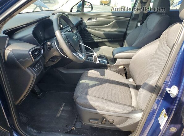 5NMS3CAD2KH086675 2019 HYUNDAI SANTA Blue Front interior view