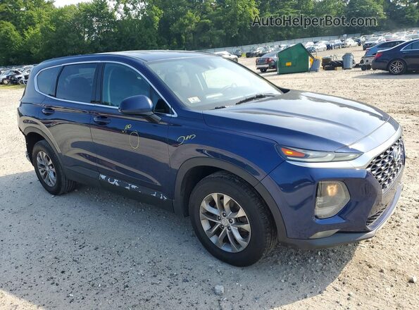 5NMS3CAD2KH086675 2019 HYUNDAI SANTA Blue Front right