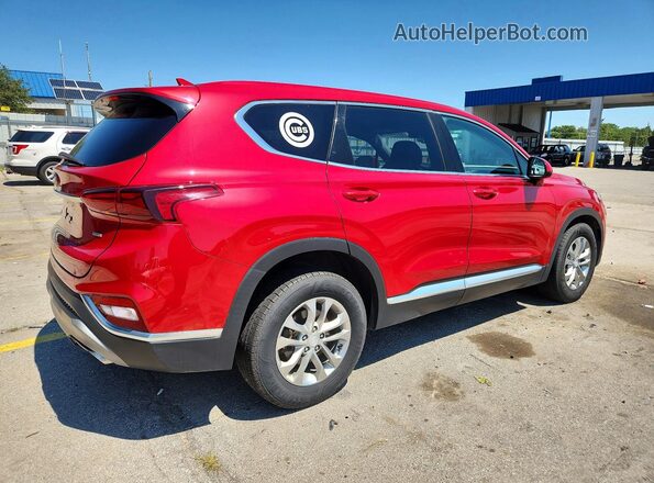 5NMS3CAD2LH230839 2020 HYUNDAI SANTA Red Задня права чверть