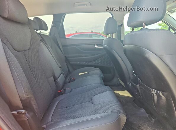 5NMS3CAD4KH055606 2019 HYUNDAI SANTA Red Rear interior view