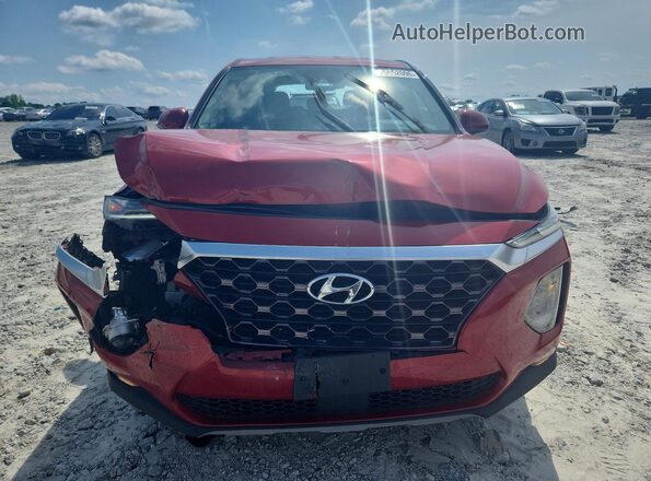 5NMS3CAD4KH055606 2019 HYUNDAI SANTA Red Front view